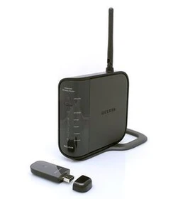 Belkin Wireless N Router + USB Wireless N Stick (F5Z0141ED)