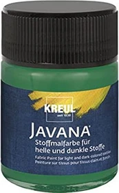Kreul Javana Stoffmalfarbe für helle und dunkle Stoffe, dunkelgrün, 50ml