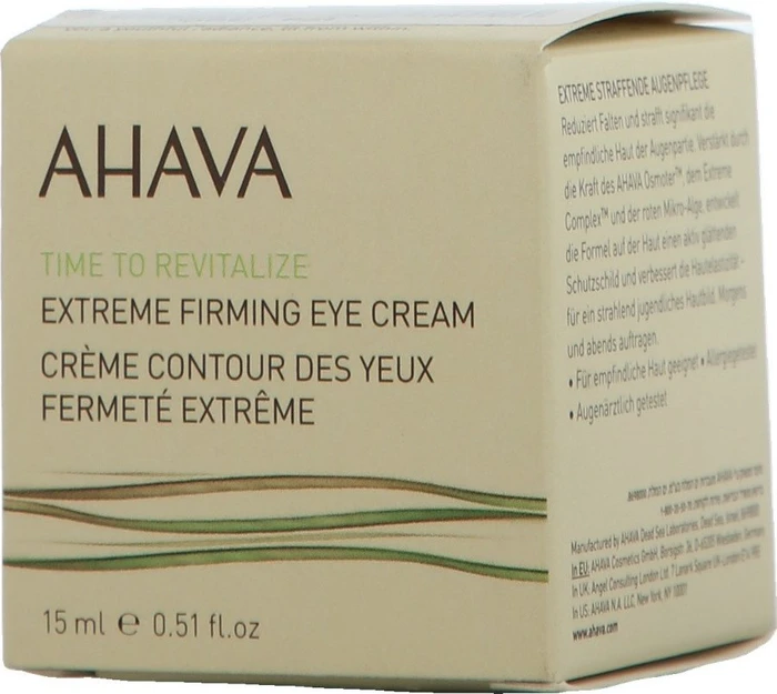 AHAVA Time to Revitalize Extreme Firming Eye Cream, 15ml