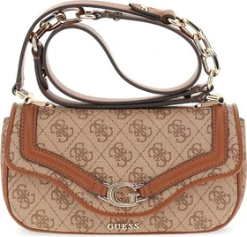 Guess Dea 4G-Logo Umhängetasche latte logo/brown