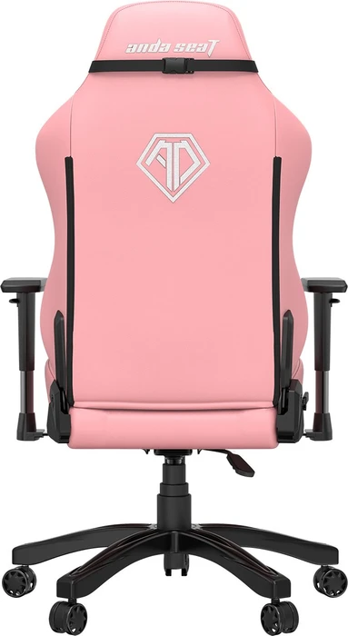 Anda Seat Phantom 3 L Gamingstuhl, Creamy Pink, Kunstleder rosa/Logo weiß