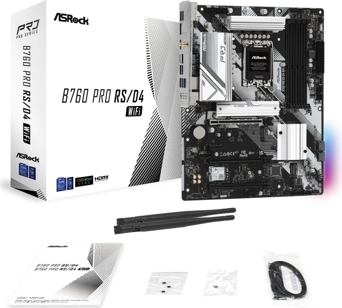 ASRock B760 Pro RS/D4 WiFi (Intel 1700)