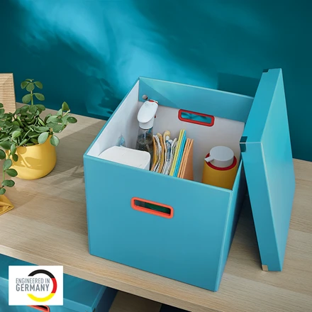 Leitz Click & Store Cosy Aufbewahrungsbox groß, A4, blau