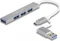 DeLOCK 4-Port USB-Hub, 3x USB-A 2.0, 1x USB-A 3.0, USB-A/USB-C 3.0 [Stecker] Vorschaubild
