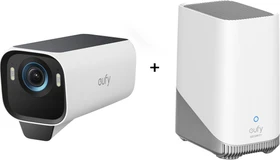 eufy eufyCam S3 Pro 1-Kamera, inkl. HomeBase 3, Set