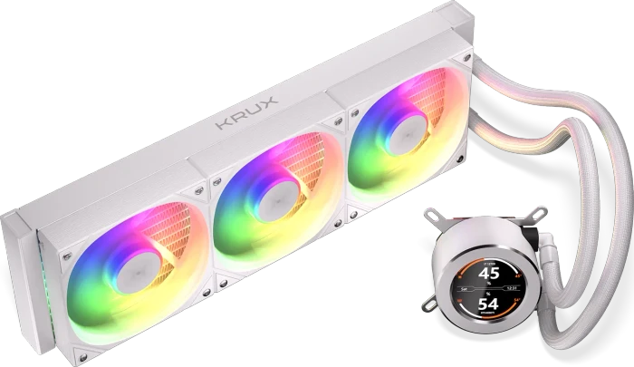 Krux HydroGlance 360 ARGB LCD White