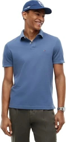 Tommy Hilfiger 1985 Regular Fit Poloshirt kurzarm aegean sea (Herren)