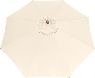 anndora Mittelmastschirm mit Knicker 300cm natural