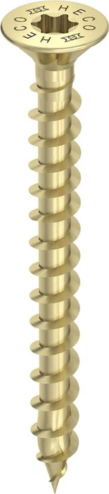 HECO TOPIX-plus verzinkt gelb A3L Torx T30 Holzschraube, 6x30mm, 200 Stück