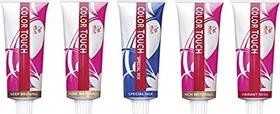 Wella Color Touch Vibrant Reds Haartönung 55/65 hellbraun intensiv violett-mahagoni, 60ml