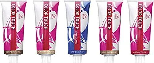 Wella Color Touch Vibrant Reds Haartönung 55/65 hellbraun intensiv violett-mahagoni, 60ml