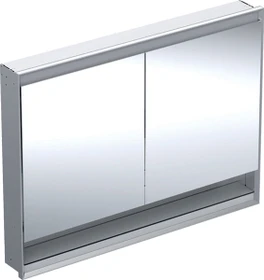 Geberit ONE Spiegelschrank ComfortLight, Nische, 2 Türen, UP-Montage, 120cm, Aluminium eloxiert