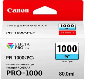 Canon Tinte PFI-1000PC cyan photo
