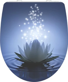 Schütte Duroplast High Gloss WC-Sitz mit Absenkautomatik und Schnellverschluss water lily