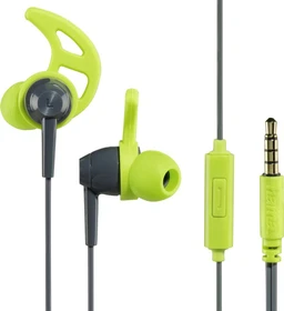 Hama In-Ear-Stereo-Ohrhörer "Action" grau/grün