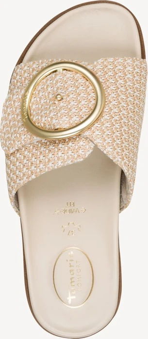 Tamaris Comfort Mule Wide Fit beige (Damen)