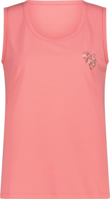 CMP Frontgrafik Tanktop Funktionsshirt ärmellos coral (Damen)