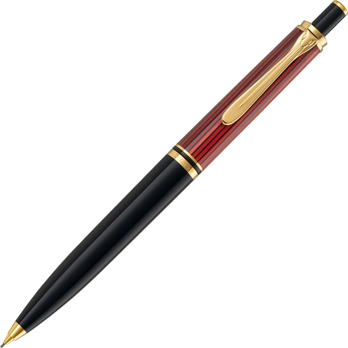 Pelikan Souverän 400 Druckbleistift 0.7mm graphit, schwarz/rot, Geschenketui