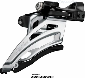 Shimano Deore FD-M6020-M 2-fach 10s Umwerfer Schelle (Side Swing) 34.9mm