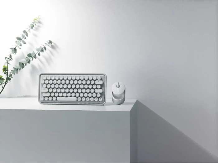 Rapoo Ralemo Pre 5 Multi-mode, weiß, LEDs weiß, BLUE Switches, USB/Bluetooth, DE