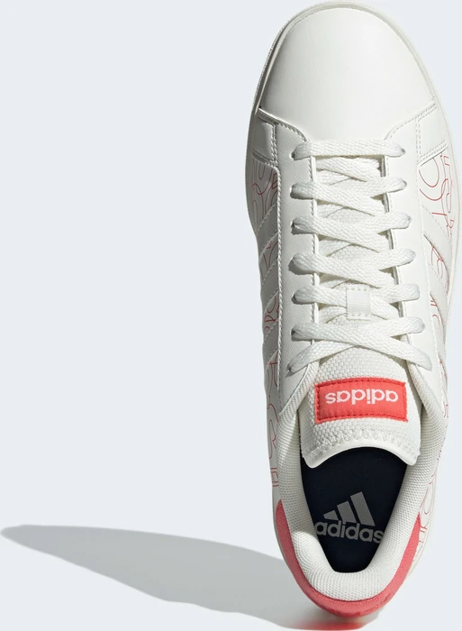 adidas Grand Court Base 2.0 off white/preloved scarlet (Herren)