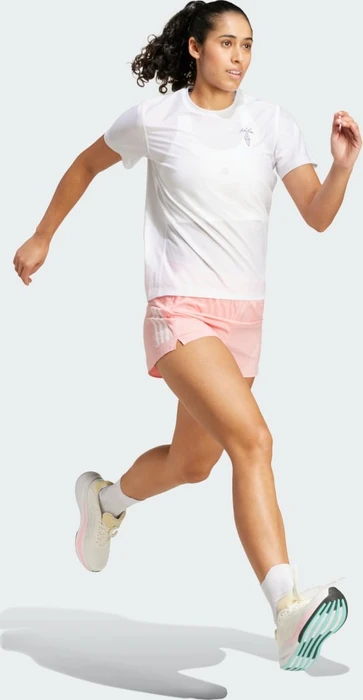adidas Own The Run Laufhose kurz semi pink spark (Damen)