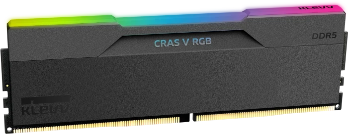 Klevv Cras V RGB Obsidian Black UDIMM 32GB Kit, DDR5-6000, CL30-38-38-78
