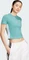 adidas Essentials 3-Streifen Slim Baby T-Shirt kurzarm powder teal/white (Damen) Vorschaubild