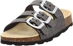 Superfit Fussbettpantoffel Sandale schwarz (Junior)