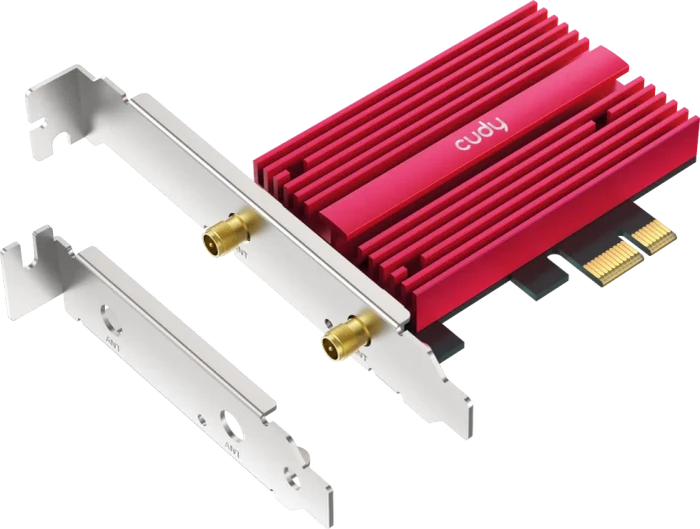 Cudy WLAN-Adapter, Wi-Fi 7, WE9300S, BE9300, 2.4GHz/5GHz/6GHz WLAN, Bluetooth 5.4, PCIe x1