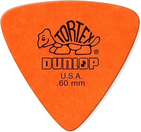 Dunlop Tortex Triangle Pick, .60mm, 72-Pack