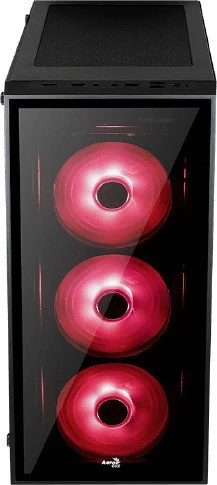 AeroCool Quartz Red, Glasfenster