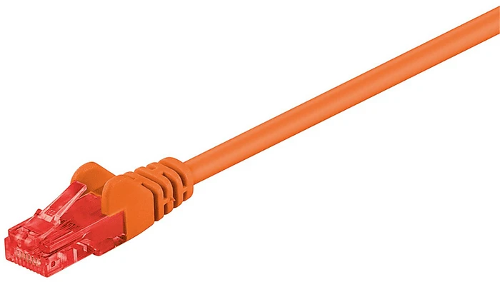 MicroConnect Patchkabel, Cat6, U/UTP, RJ-45/RJ-45, 10m, orange