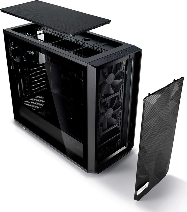Fractal Design Meshify S2 Black TG Dark Tint, dunkles Glasfenster