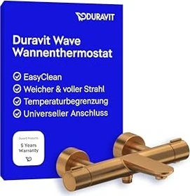 Duravit Wave Wannenthermostat Aufputz bronze gebürstet