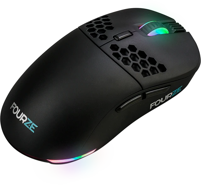 FourZE GM900 Wireless Gaming Mouse schwarz, USB