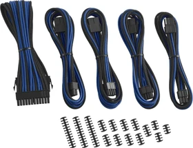 CableMod Classic ModFlex Cable Extension Kit, 8+6 Series, schwarz/blau