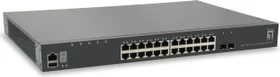 LevelOne GTL Kilby Rackmount Gigabit Managed Stacking Switch, 24x RJ-45, 2x SFP+ (GTL-2881 / 57080903)