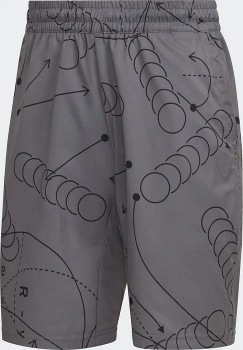 adidas Club Graphic Tennis Hose kurz grey four (Herren)