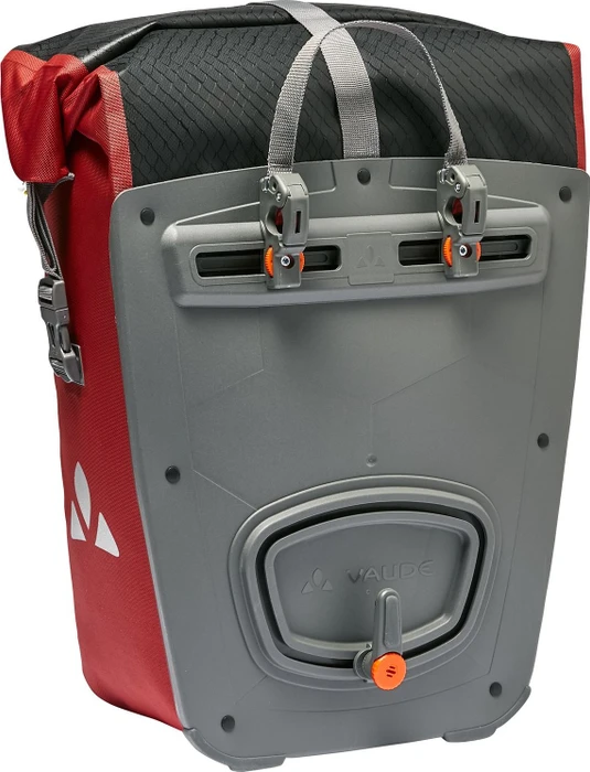Vaude Aqua Back Print Single Gepäcktasche schwarz/rot