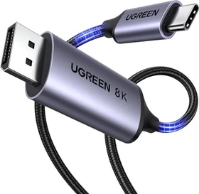 Ugreen CM556 USB-C [Stecker] auf DisplayPort 1.4 [Stecker] Adapterkabel, 1m