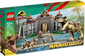 LEGO Jurassic World - Angriff des T. rex und des Raptors aufs Besucherzentrum