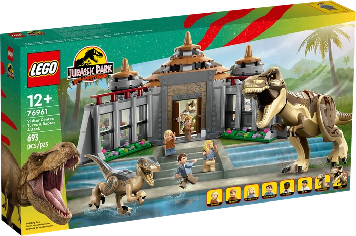 LEGO Jurassic World - Angriff des T. rex und des Raptors aufs Besucherzentrum