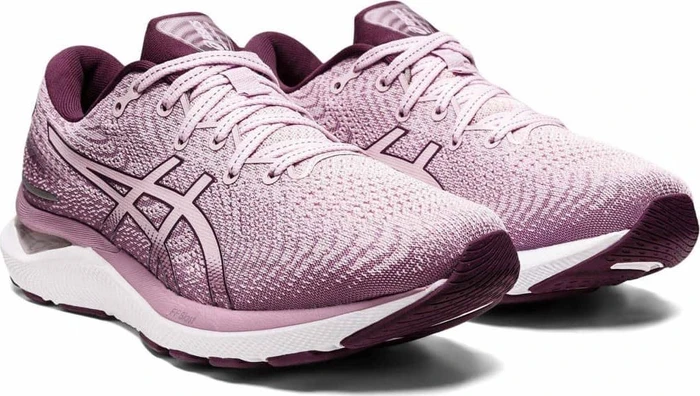 Asics Gel-Cumulus 24 barely rose/deep plum (Damen)