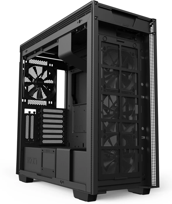 NZXT H710i, schwarz, Glasfenster