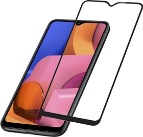 Cellularline Impact Glass Capsule für Samsung Galaxy A20s schwarz