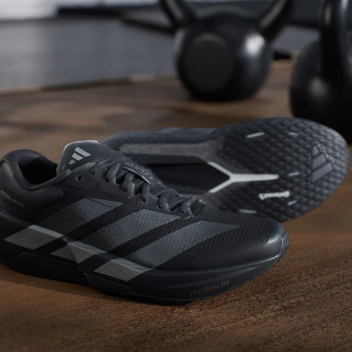 adidas Adizero Dropset Pro core black/iron metallic (Damen)