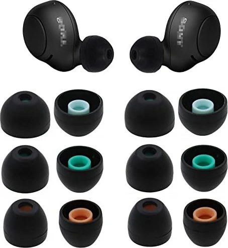 BLLQ Ersatz-Ohrstöpsel für Sony Earbuds, 6 Paar