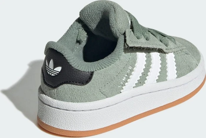 adidas Campus 00s Comfort Closure Elastic Lace silver green/cloud white/gum (Junior)