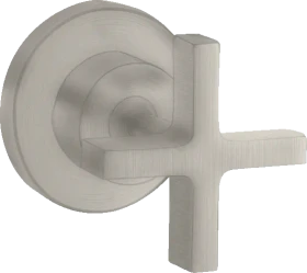 Hansgrohe AXOR Citterio Absperrventil Unterputz mit Kreuzgriff edelstahloptik